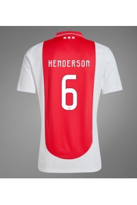 Fotbalové Dres Ajax Jordan Henderson #6 Domácí Oblečení 2024-25 Krátký Rukáv